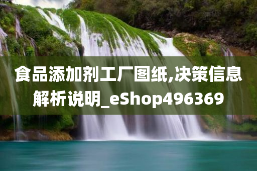 食品添加剂工厂图纸,决策信息解析说明_eShop496369