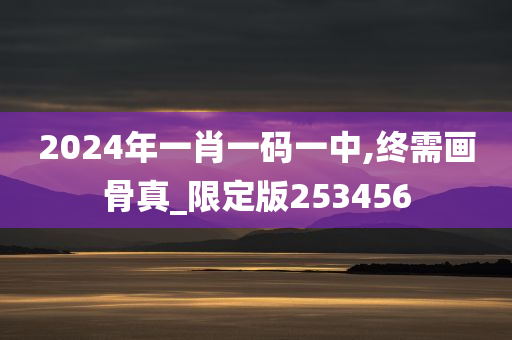 2024年一肖一码一中,终需画骨真_限定版253456