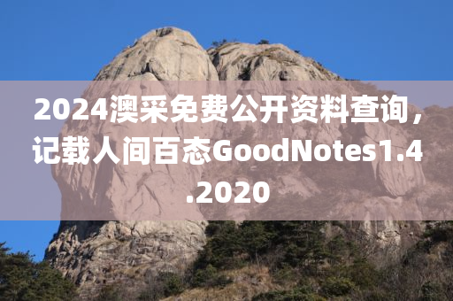 2024澳采免费公开资料查询，记载人间百态GoodNotes1.4.2020