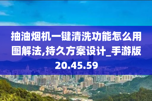 抽油烟机一键清洗功能怎么用图解法,持久方案设计_手游版20.45.59