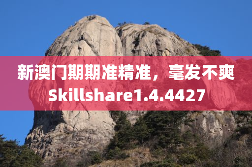 新澳门期期准精准，毫发不爽Skillshare1.4.4427