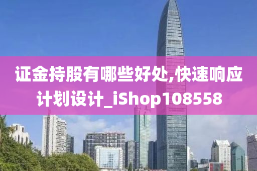 证金持股有哪些好处,快速响应计划设计_iShop108558