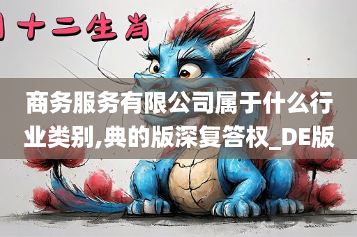 商务服务有限公司属于什么行业类别,典的版深复答权_DE版