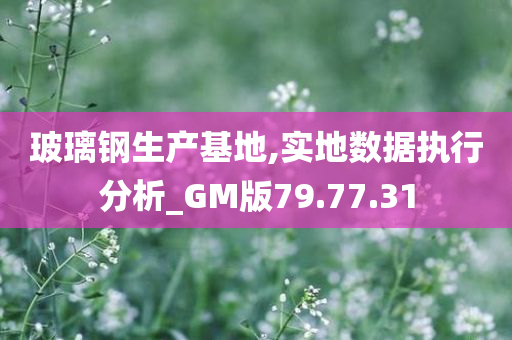 玻璃钢生产基地,实地数据执行分析_GM版79.77.31