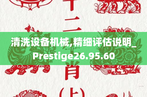 清洗设备机械,精细评估说明_Prestige26.95.60