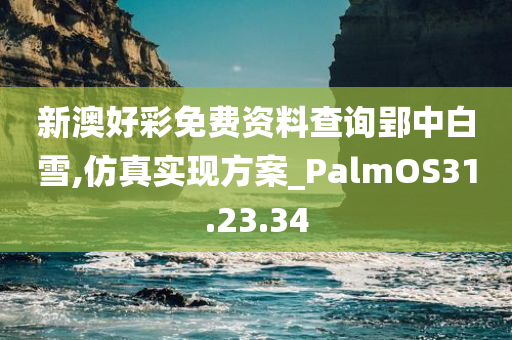 新澳好彩免费资料查询郢中白雪,仿真实现方案_PalmOS31.23.34