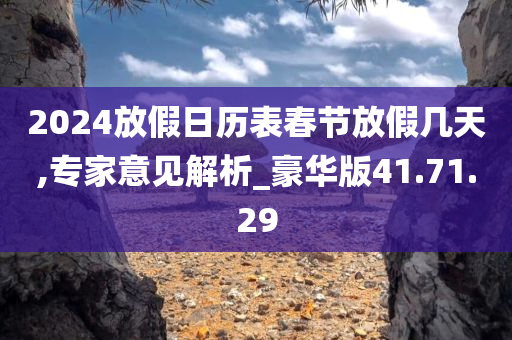 2024放假日历表春节放假几天,专家意见解析_豪华版41.71.29