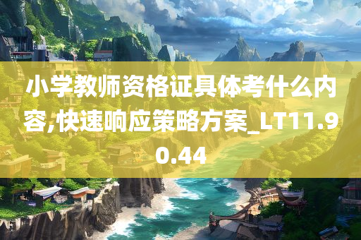 小学教师资格证具体考什么内容,快速响应策略方案_LT11.90.44