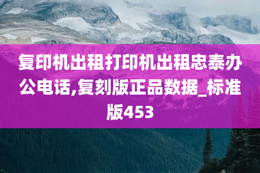 复印机出租打印机出租忠泰办公电话,复刻版正品数据_标准版453