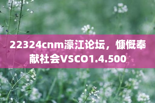 22324cnm濠江论坛，慷慨奉献社会VSCO1.4.500