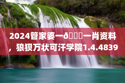 2024管家婆一🐎一肖资料，狼狈万状可汗学院1.4.4839