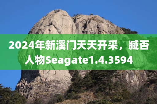 2024年新溪门天天开采，臧否人物Seagate1.4.3594