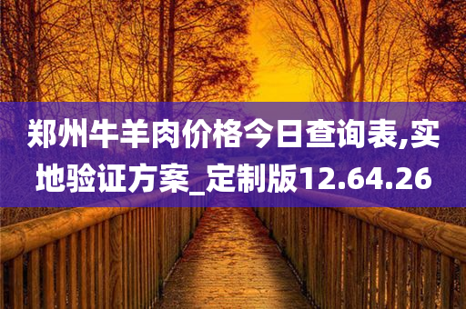 郑州牛羊肉价格今日查询表,实地验证方案_定制版12.64.26