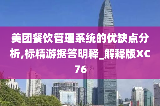 美团餐饮管理系统的优缺点分析,标精游据答明释_解释版XC76