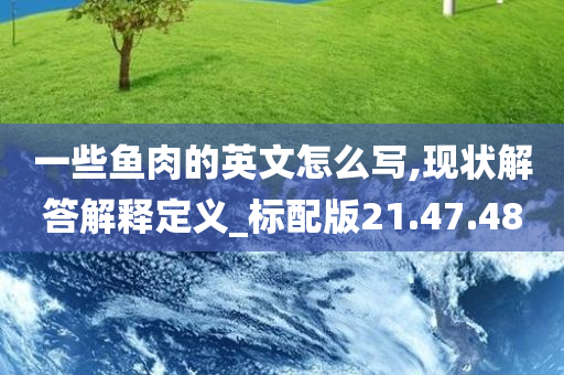 一些鱼肉的英文怎么写,现状解答解释定义_标配版21.47.48