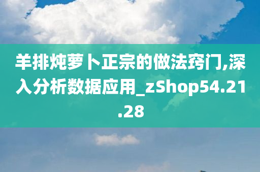 羊排炖萝卜正宗的做法窍门,深入分析数据应用_zShop54.21.28