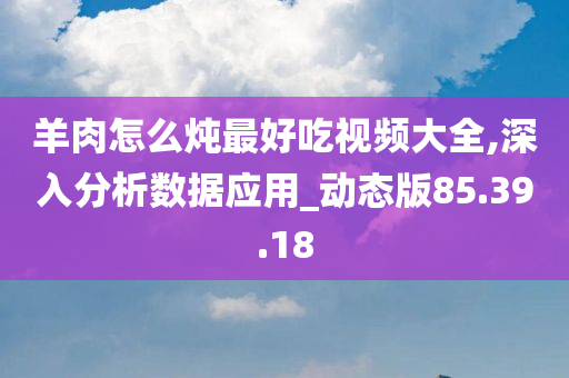 羊肉怎么炖最好吃视频大全,深入分析数据应用_动态版85.39.18