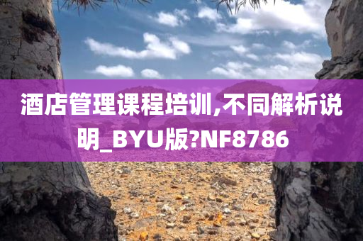 酒店管理课程培训,不同解析说明_BYU版?NF8786