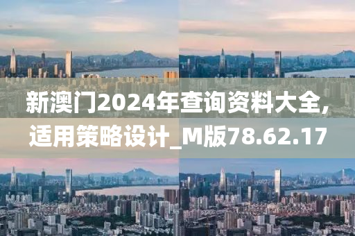 新澳门2024年查询资料大全,适用策略设计_M版78.62.17