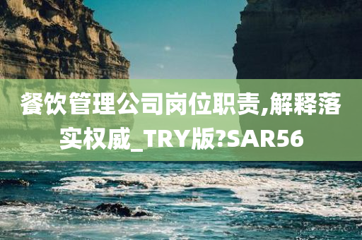 餐饮管理公司岗位职责,解释落实权威_TRY版?SAR56