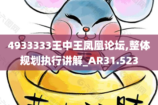 4933333王中王凤凰论坛,整体规划执行讲解_AR31.523