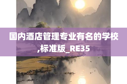 国内酒店管理专业有名的学校,标准版_RE35