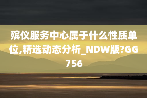 殡仪服务中心属于什么性质单位,精选动态分析_NDW版?GG756