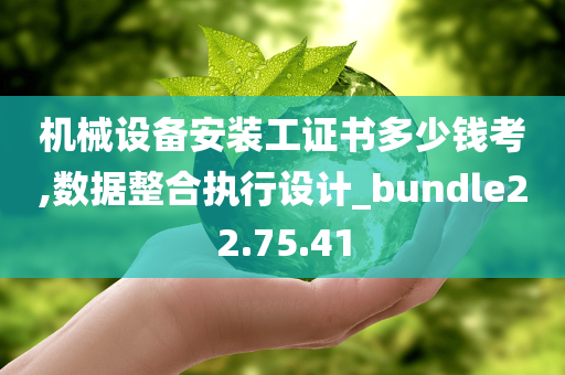 机械设备安装工证书多少钱考,数据整合执行设计_bundle22.75.41