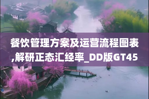 餐饮管理方案及运营流程图表,解研正态汇经率_DD版GT45