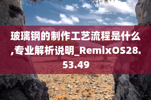 玻璃钢的制作工艺流程是什么,专业解析说明_RemixOS28.53.49