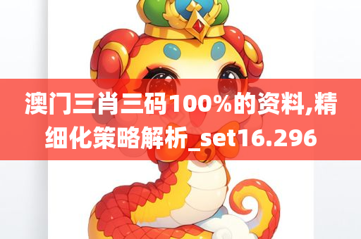 澳门三肖三码100%的资料,精细化策略解析_set16.296