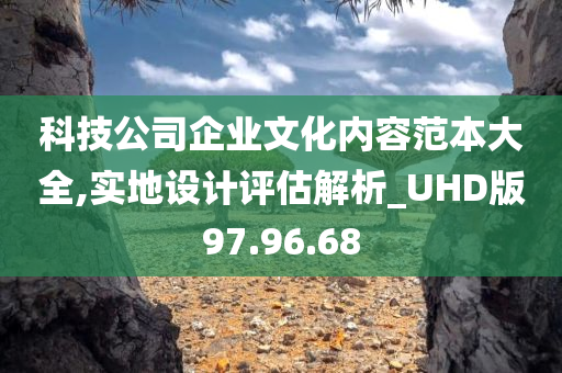 科技公司企业文化内容范本大全,实地设计评估解析_UHD版97.96.68