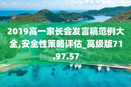 2019高一家长会发言稿范例大全,安全性策略评估_高级版71.97.57