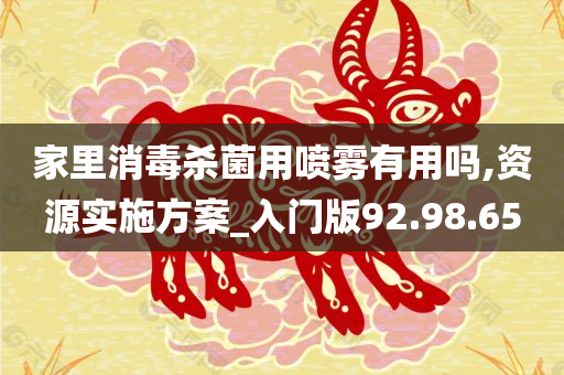 家里消毒杀菌用喷雾有用吗,资源实施方案_入门版92.98.65