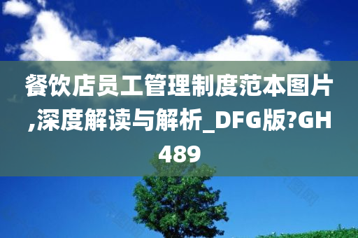 餐饮店员工管理制度范本图片,深度解读与解析_DFG版?GH489