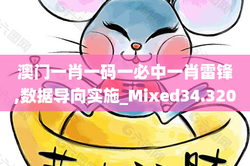 澳门一肖一码一必中一肖雷锋,数据导向实施_Mixed34.320