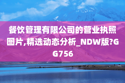 餐饮管理有限公司的营业执照图片,精选动态分析_NDW版?GG756