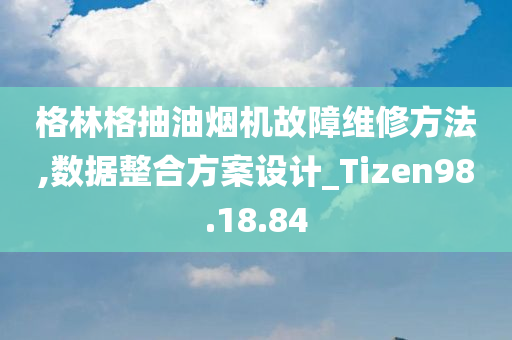 格林格抽油烟机故障维修方法,数据整合方案设计_Tizen98.18.84