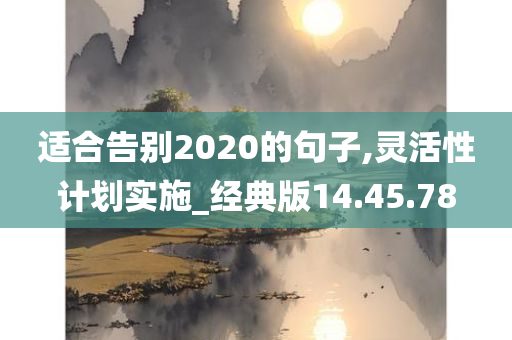 适合告别2020的句子,灵活性计划实施_经典版14.45.78