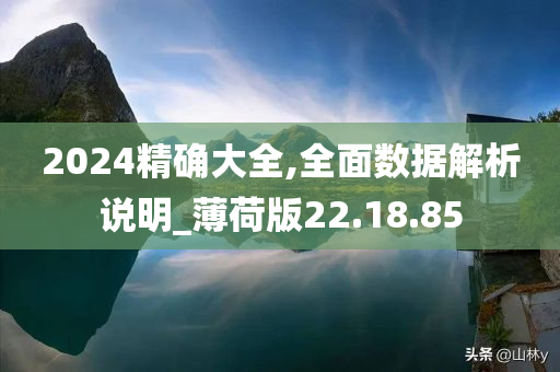 2024精确大全,全面数据解析说明_薄荷版22.18.85