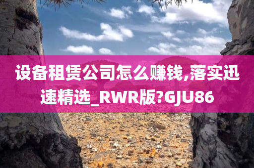 设备租赁公司怎么赚钱,落实迅速精选_RWR版?GJU86