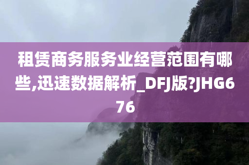 租赁商务服务业经营范围有哪些,迅速数据解析_DFJ版?JHG676