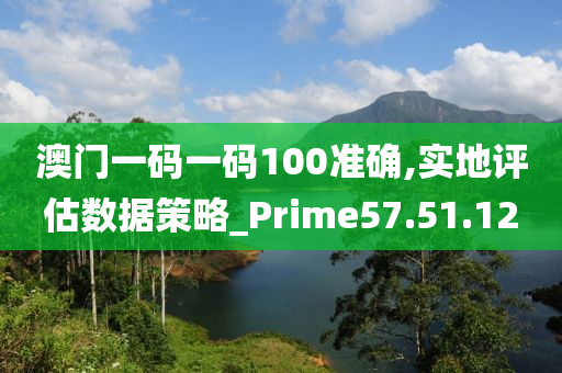 澳门一码一码100准确,实地评估数据策略_Prime57.51.12