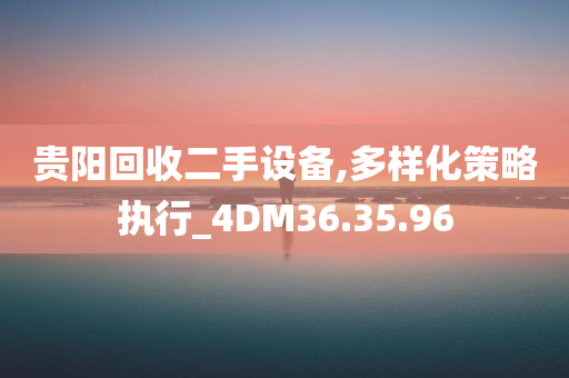 贵阳回收二手设备,多样化策略执行_4DM36.35.96