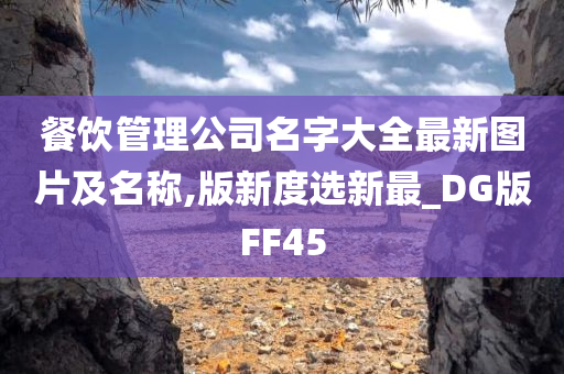 餐饮管理公司名字大全最新图片及名称,版新度选新最_DG版FF45