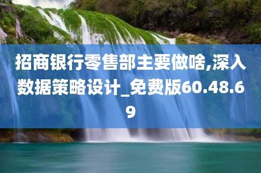 招商银行零售部主要做啥,深入数据策略设计_免费版60.48.69