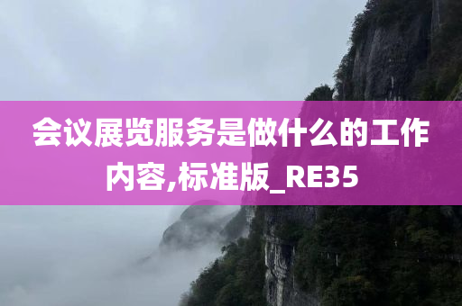 会议展览服务是做什么的工作内容,标准版_RE35