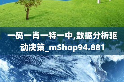 一码一肖一特一中,数据分析驱动决策_mShop94.881