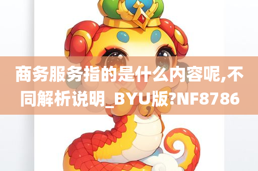 商务服务指的是什么内容呢,不同解析说明_BYU版?NF8786