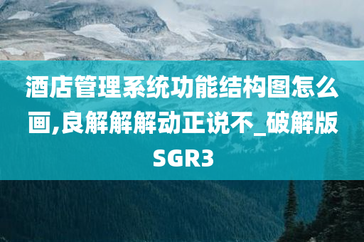 酒店管理系统功能结构图怎么画,良解解解动正说不_破解版SGR3